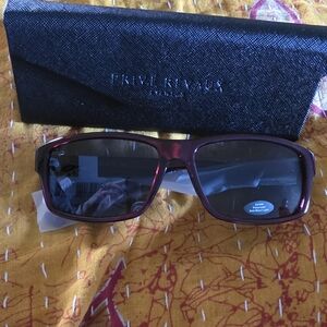 Privé Revaux Red Frame Sunglasses